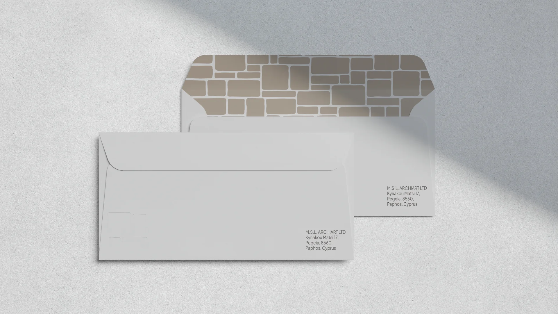 M.S.L. ARCHIART envelopes