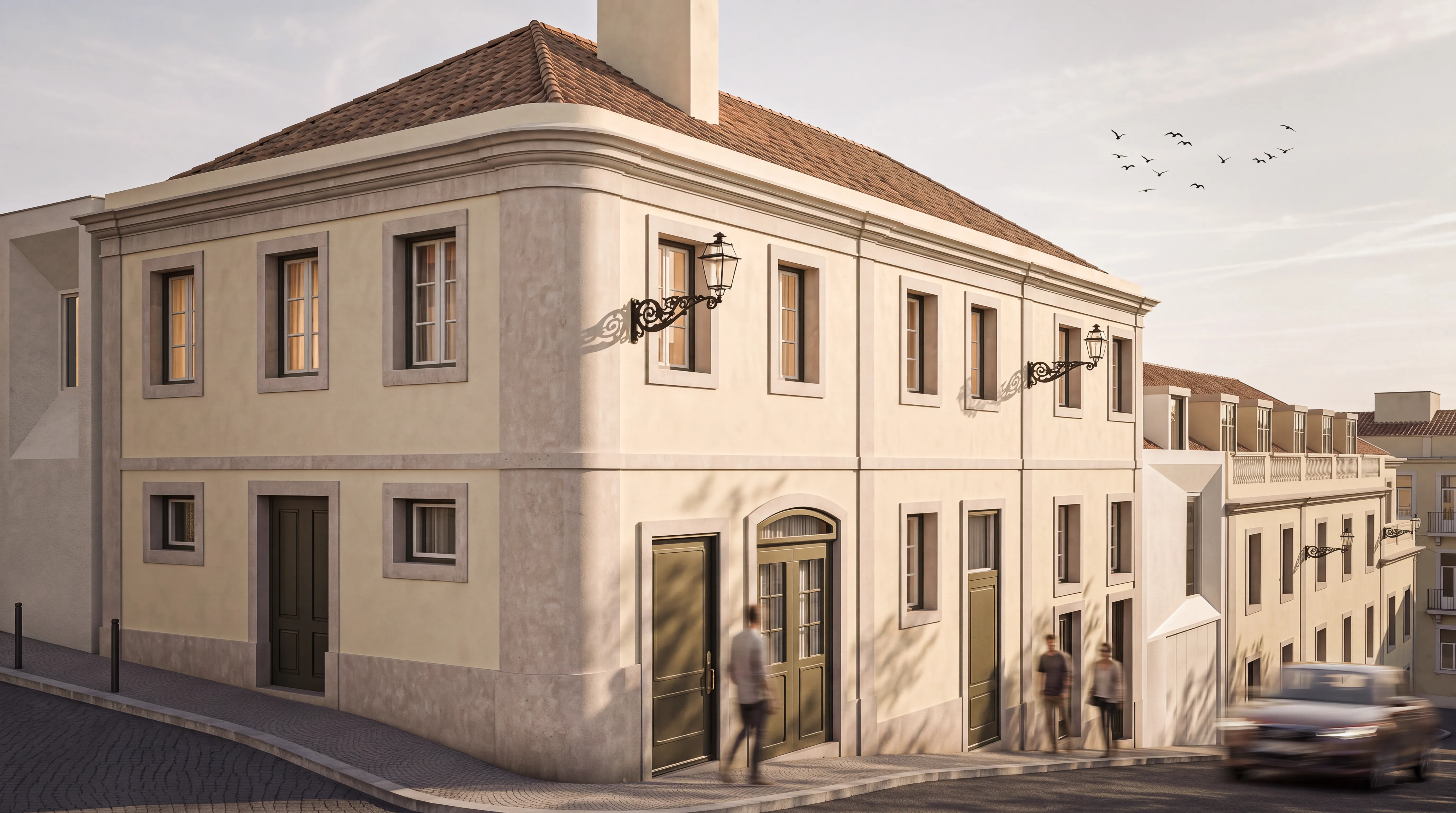 The Verdian — the restored palacete on Rua das Janelas Verdes, Lisbon